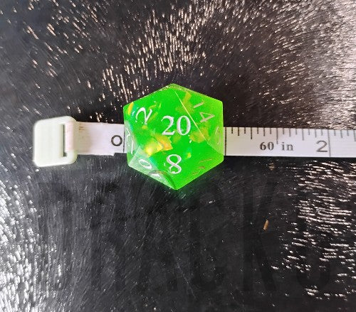 D20 Green Pendant