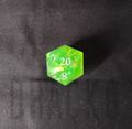 D20 Green Pendant