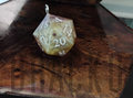 D20 Gold and Purple Pendant
